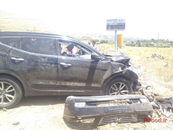 تصاویر برخورد سانتافه با آزارا در دماوند