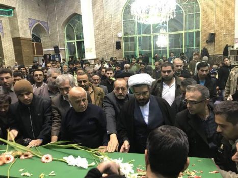 وداع باشکوه با پیکر شهید مدافع حرم «امیرحسین علوی» در شهر دماوند