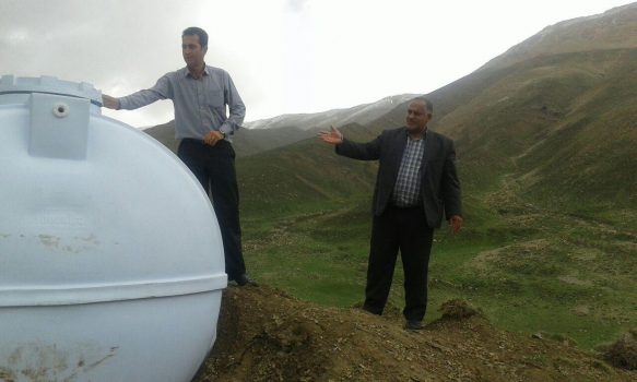 بهرهبرداری از طرح حوضچه تامین آب شرب برای عشایر در مناطق ییلاقنشین دماوند