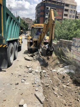 اجرای عملیات عمرانی در شهر رودهن
