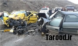 خبرگزاری فارس: تصادف ۱۱ خودرو در ورودی رودهن