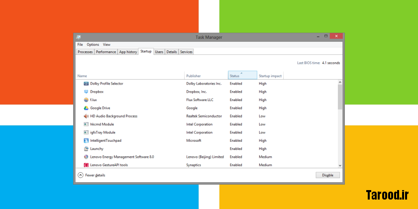 استفاده از Task Manager برای شناسایی بدافزارها و ویروسها استفاده از Task Manager برای شناسایی بدافزارها و ویروسها