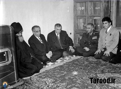 1340؛ علی امینی دردیدار با آیت الله سید هدایت الله تقوی شیرازی درتهران