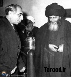 1340؛ علی امینی دردیدار با آیت الله سید هدایت الله تقوی شیرازی درتهران