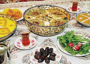 سفره افطار طب سنتی