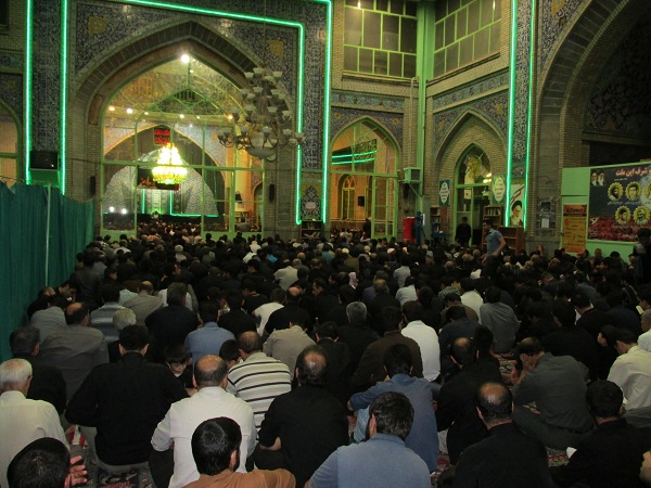 مراسم شب قدر مسجد جامع دماوند
