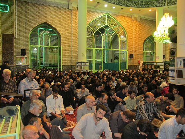 مراسم شب قدر مسجد جامع دماوند