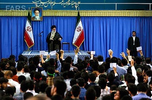 دیدار دانشجویان با رهبر انقلاب