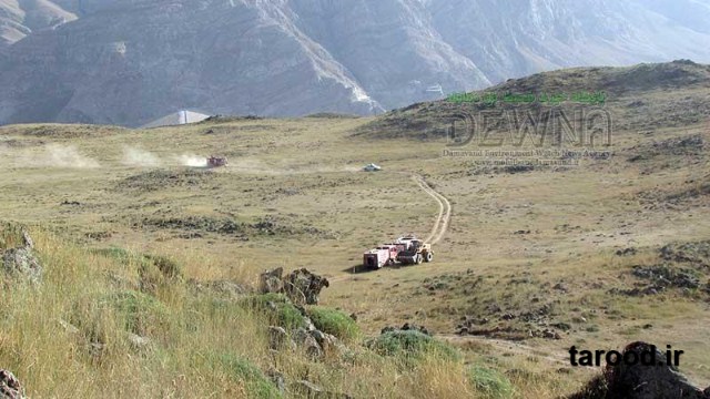 تصاویر آتش سوزی پارک ملی لار