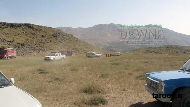 تصاویر آتش سوزی پارک ملی لار