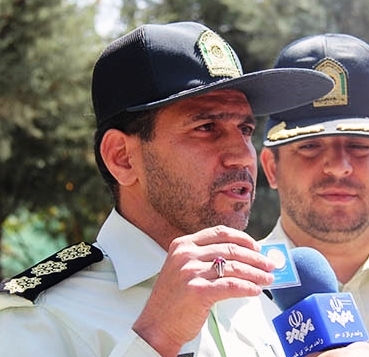 ریوندی فرمانده نیروی انتظامی شهرستان دماوند
