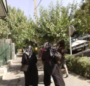 دختر تهرانی، خیابان را با خانه اشتباه گرفت