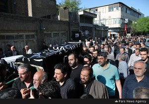 تشییع پیکر علی آهی
