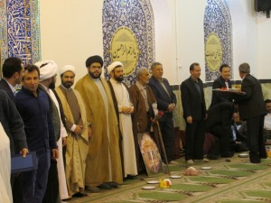 تجلیل از پیرغلامان اهل بیت مسجدالزضا