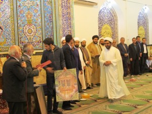 تجلیل از پیرغلامان اهل بیت مسجدالزضا