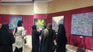 نمایشگاه نقاشی رویش نسرین هادی و شایسته میرزایی نیا