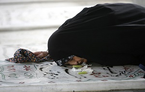 مادر شهید فرزین کریمی