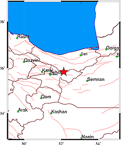 زلزله در دماوند