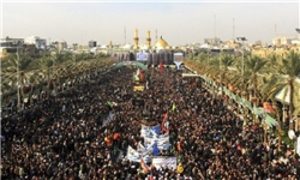 حضور زایران در مراسم اربعین