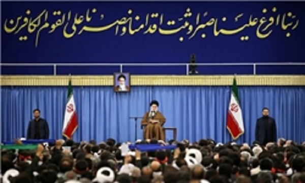 دیدار مقام معظم رهبری با مردم اصفهان