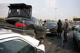 تصادف زنجیره‌ای پردیس