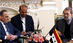 دیدار لاریجانی با نخست وزیر سوریه