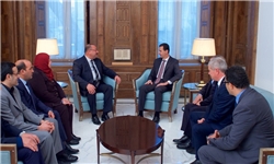 دیدار بشار اسد با هیأت تونسی