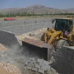 تخریب بنا در اراضی غیر مجاز