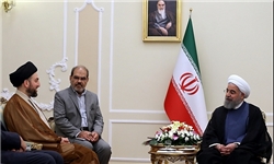 روحانی در دیدار رئیس تحالف ملی عراق