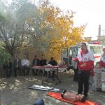نمایشگاه امداد در هنرستان زینبیه