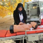 نمایشگاه امداد در هنرستان زینبیه