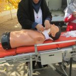 نمایشگاه امداد در هنرستان زینبیه