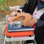 نمایشگاه امداد در هنرستان زینبیه