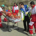مانور زلزله در هنرستان دکتر حسابی