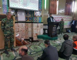سخنرانی رئیس منابع طبیعی