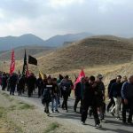 پیاده‌ روی جاماندگان اربعین زیارت کیلان دماوند