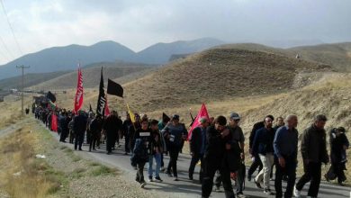 پیاده‌ روی جاماندگان اربعین زیارت کیلان دماوند