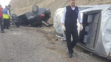 تصادف خودرو در محور فیروزکوه-دماوند