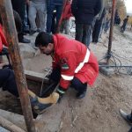 سقوط مادر کودک چاه روستای چشمه ها مهرآباد رودهن