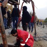 سقوط مادر کودک چاه روستای چشمه ها مهرآباد رودهن