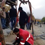 سقوط مادر کودک چاه روستای چشمه ها مهرآباد رودهن