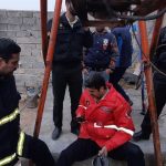 سقوط مادر کودک چاه روستای چشمه ها مهرآباد رودهن