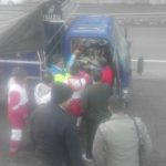 فوت راننده کامیونت ایسوزو در محور فیروزکوه-تهران محدوده پل دلیچایی