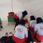 مانور ایمنی در برابر زلزله مدرسه حضرت زهرا(س) روستای وادان دماوند
