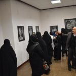 نمایشگاه نقاشی پرتره با تکنیک سیاه قلم در دماوند