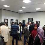 نمایشگاه نقاشی پرتره با تکنیک سیاه قلم در دماوند