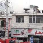 آتش سوزی یک کارگاه قنادی گیلاوند شهر دماوند