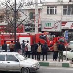 آتش سوزی یک کارگاه قنادی گیلاوند شهر دماوند