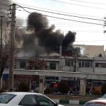 آتش سوزی یک کارگاه قنادی گیلاوند شهر دماوند