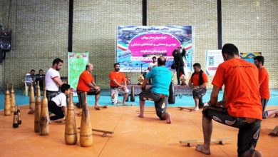 جشنواره بازی‌های بومی و محلی و غذاهای سنتی در سالن ورزشی رودبار محله مرانک شهر آبسرد